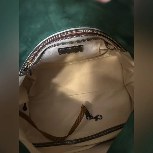 NEW Dooney & Bourke Florentine Laurel Hobo Bag in Charcoal - Picture 9 of 12